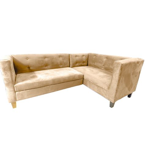 Sofa Ruan Seccional Izquierdo Felpa Beige-0