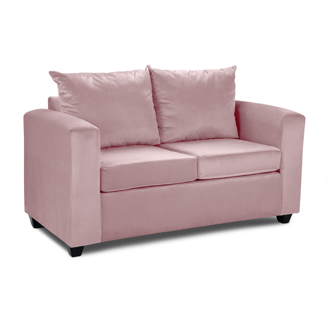 Sofa Niza 2 Cuerpos Felpa Beige-2