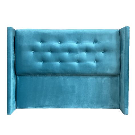 Respaldo Argos King Felpa Turquesa-0
