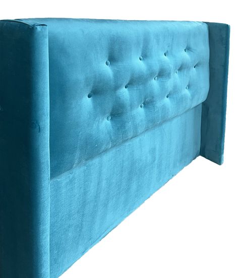 Respaldo Argos King Felpa Turquesa-2