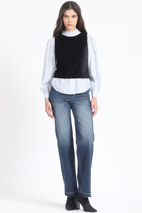 Top Terciopelo, Negro Liola-2