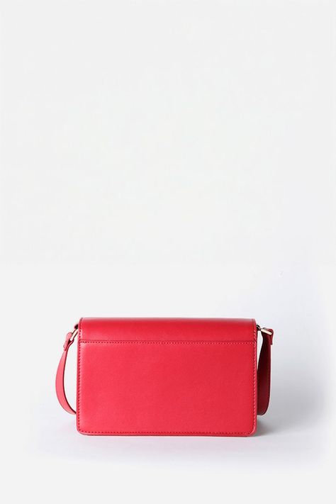 Cartera Logo Liola, Efecto Cuero, Rojo Liola-2