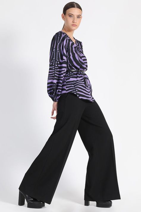 Blusa V Estampado Rosa Liola-2