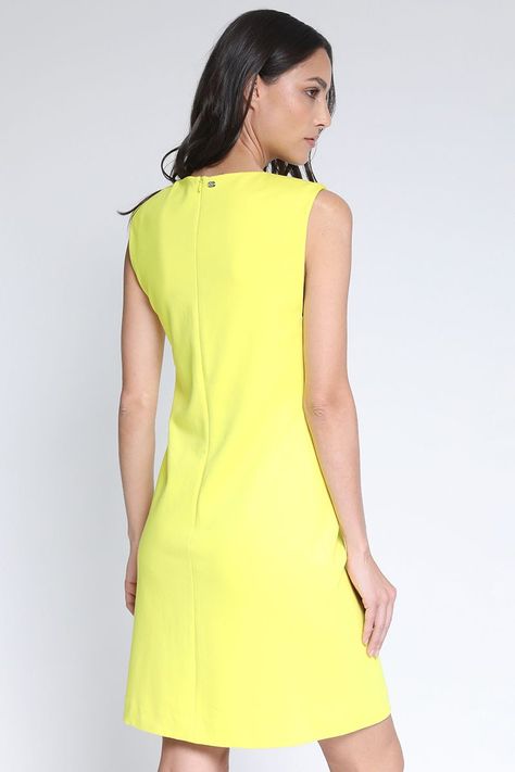 Vestido Corto Entallado Pistacho Liola-4