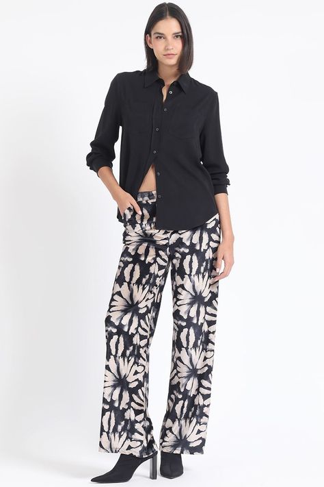 Blusa Larga Basica, Negro Liola-2