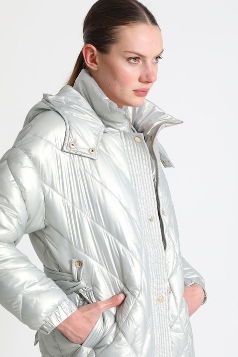 Parka Plateada Liola-1