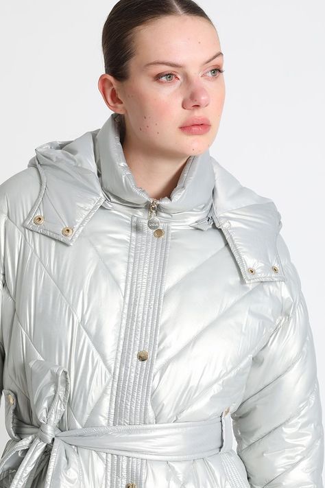 Parka Plateada Liola-4