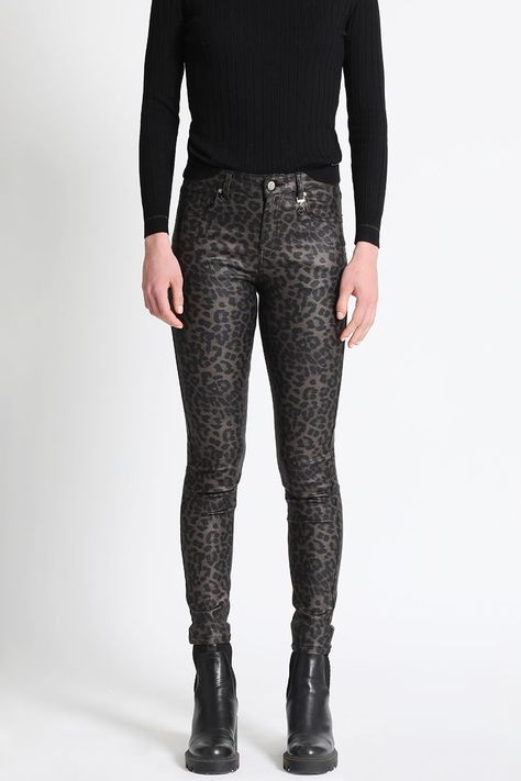 Jeans Mujer Skinny Negro Liola-2