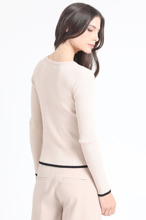Tejido Punto Basico, Beige Liola-4