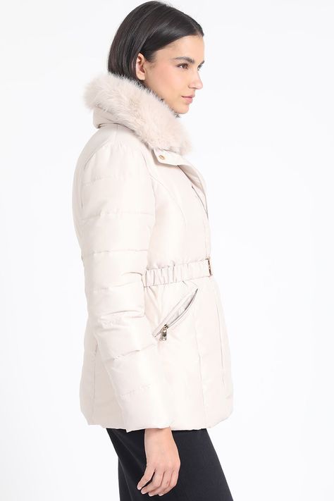 Parka Con Piel Desmontable, Beige Liola-3