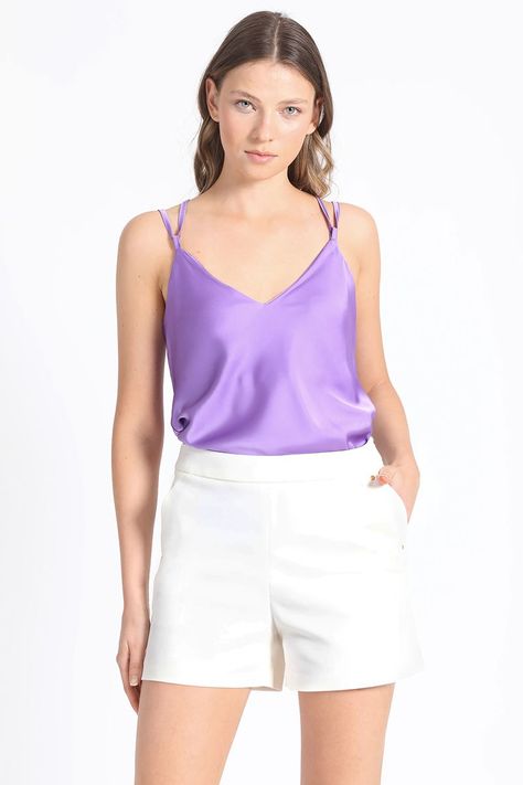 Short Gabardina Falla Crudo Liola-0