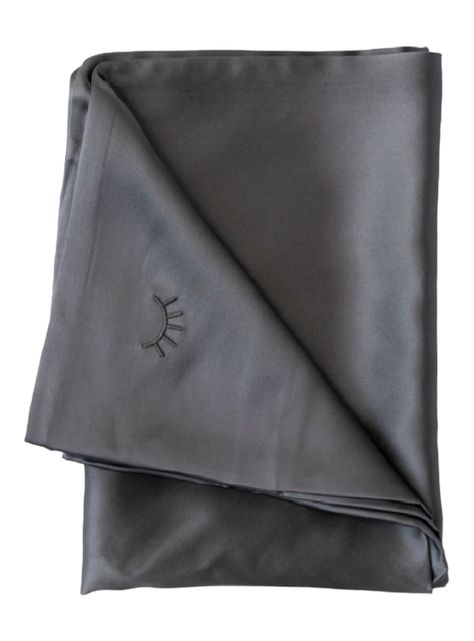 Funda 100% Seda de 25mm Queen Gris Marengo-0