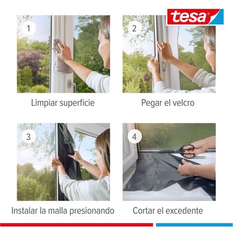 Malla Mosquitera Tesa Comfort para Ventanas 1.3x1.5m-6
