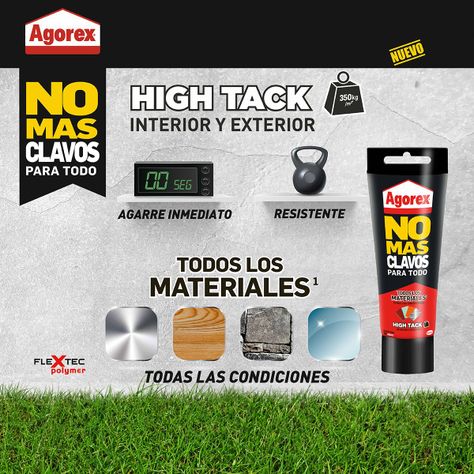 Adhesivo Montaje No Mas Clavos para Todo Blanco Agorex 142g-2