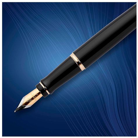 Waterman Expert 3 Negro Pluma Fuente Black/Gold-3
