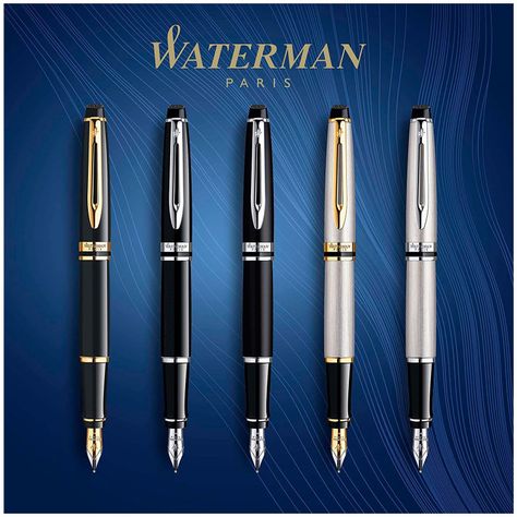 Waterman Expert 3 Negro Pluma Fuente Black/Gold-6