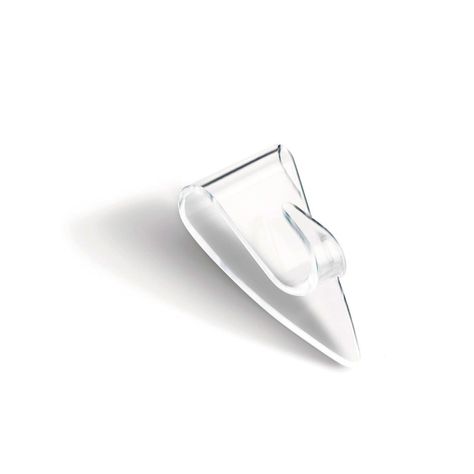 5 Perchas Ganchos Deco Transparentes De Decoración Tesa-1