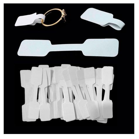 420 Etiquetas Manuales Joya Blanca 9x52 mm-1