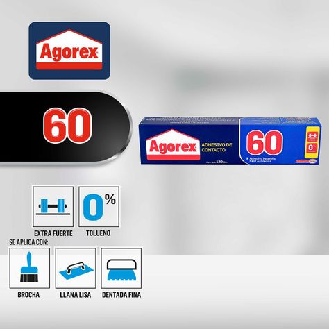 Pegamento Adhesivo De Contacto Multiuso  Agorex-60 120 Ml-3