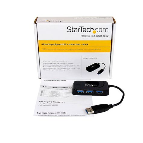 Adaptador Usb 2.0 De 4 Puertos Con Cable Integrado Portátil-1
