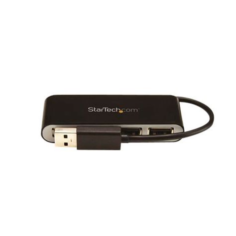 Adaptador Usb 2.0 De 4 Puertos Con Cable Integrado Portátil-2