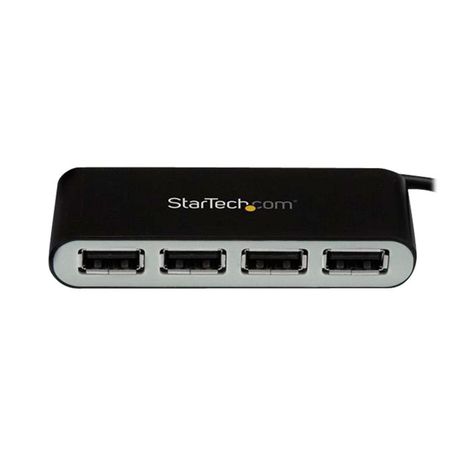 Adaptador Usb 2.0 De 4 Puertos Con Cable Integrado Portátil-3