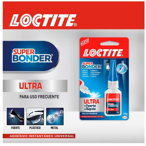 Adhesivo Instantáneo Ultra Fuerte 20g  Super Bonder Loctite-2