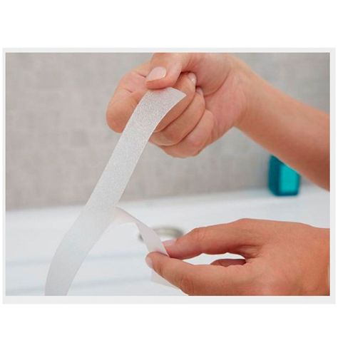 Tesa Cinta Antideslizante Transparente 5m X 25 Mm, Baños-4