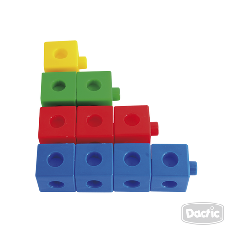 Juego Didáctico Cubos Conectores 130 Piezas-2