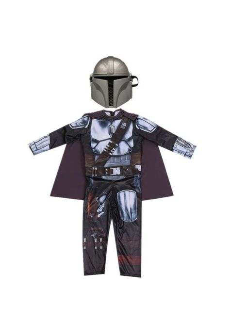 Disfraz Infantil Mandaloriano y Mascara Star Wars Baby Yoda-0