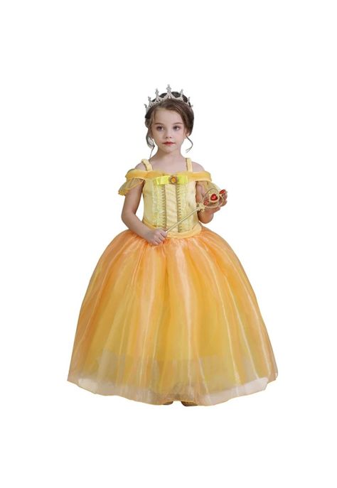 Disfraz Princesas Bella Niña Disney La bella y la Bestia-0