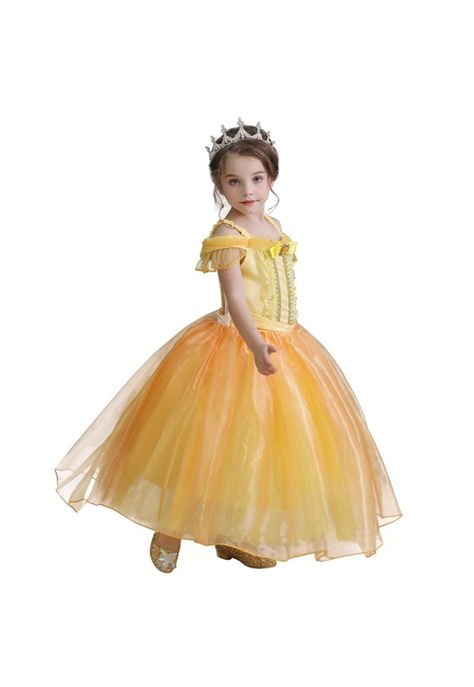 Disfraz Princesas Bella Niña Disney La bella y la Bestia-3