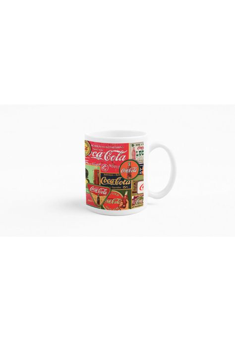 Tazones tazas blancas Coca-Cola Vintage-2