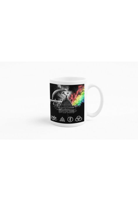 Tazones tazas blancas Led Zeppelin Bandas de Rock-2