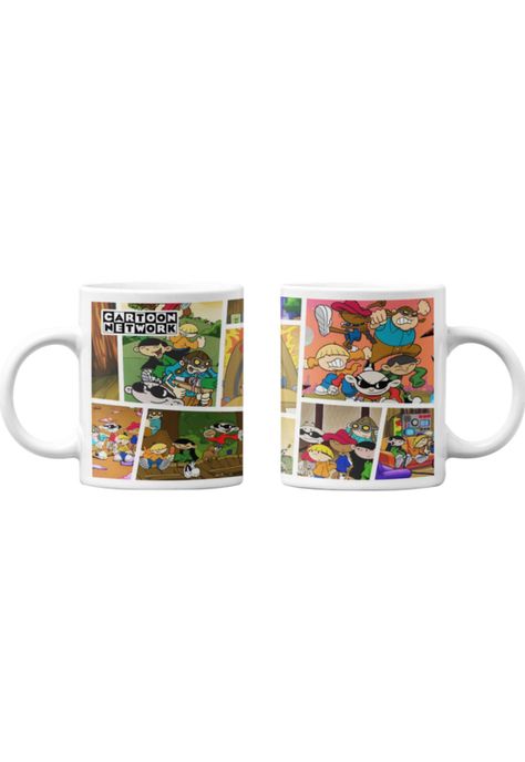 Tazones tazas blancas Cartoon Network KND Chicos del barrio-0
