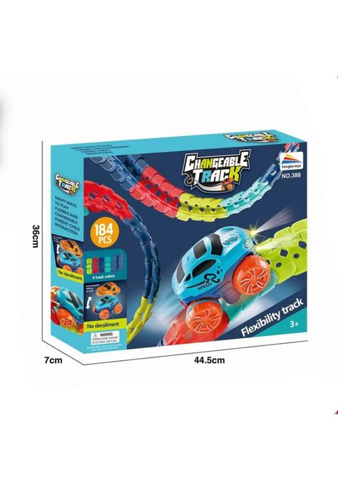 Autopista Magica Flexible Gravedad 0 184 Pcs para Niños-1