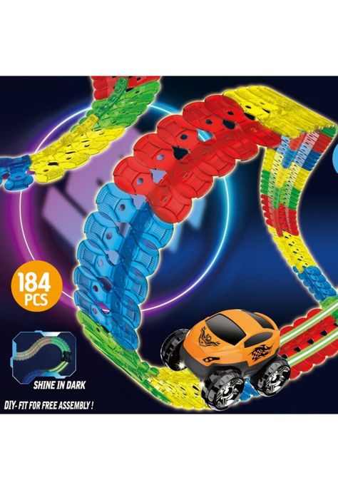 Autopista Magica Flexible Gravedad 0 184 Pcs para Niños-4