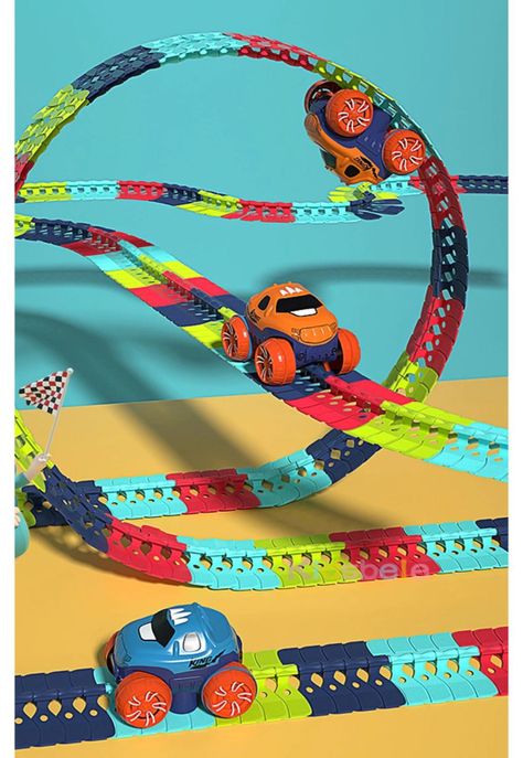 Autopista Magica Flexible Gravedad 0 184 Pcs para Niños-5