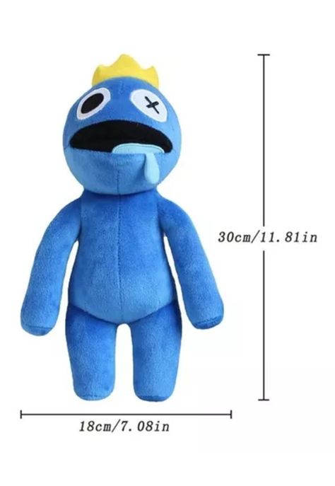 Peluche Rainbow Friends Azul 30 Cm-1
