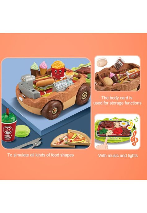 Set cocina Hamburguesa Auto 59 Piezas Premium-2