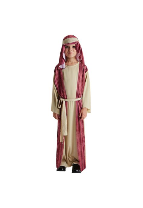 Disfraz Infantil Arabe Clasico Rojo-0