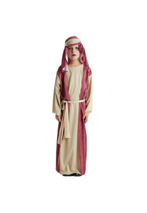 Disfraz Infantil Arabe Clasico Rojo-1
