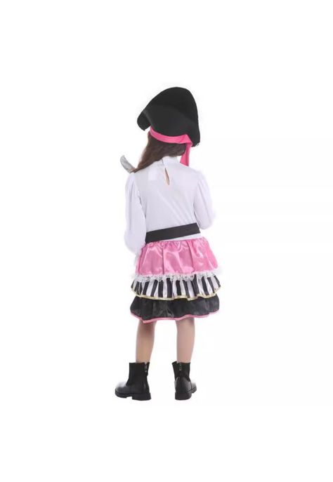 Disfraz Pink Pirata Niña -3