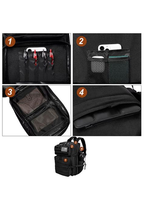 Mochila táctica 45L Alpha Cosmos TITAN FIT-6