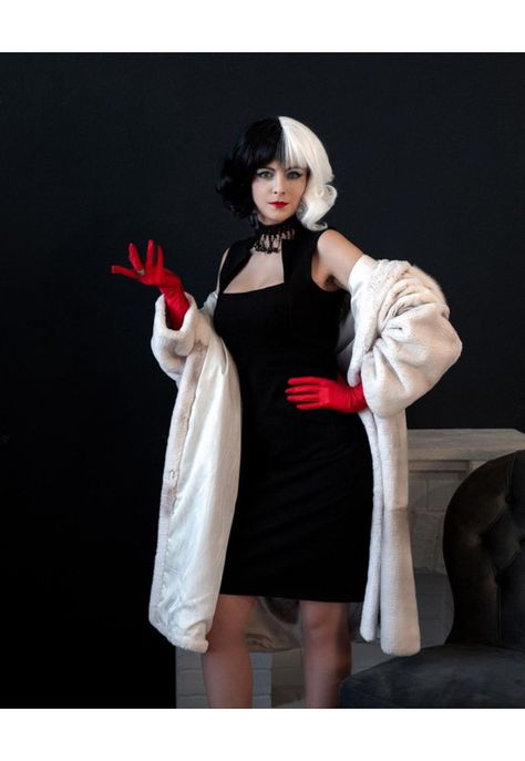 Accesorios Cosplay Cruella De Vil Disfraz Película Disney-3