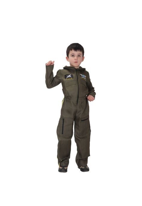 Disfraz Cosplay Piloto Top Gun Infantil-2
