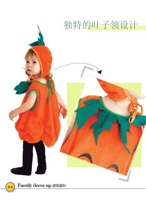 Disfraz Para Niños Calabaza Hallowen-3