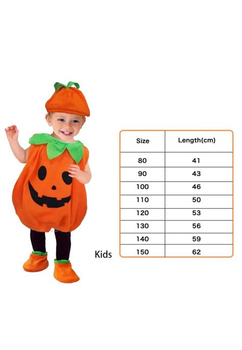 Disfraz Para Niños Calabaza Hallowen-5
