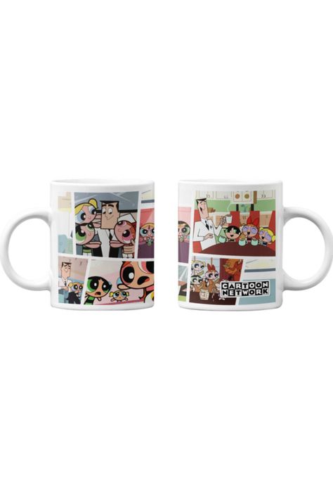 Tazones tazas blancas Cartoon Network Chicas Superpoderosas-0