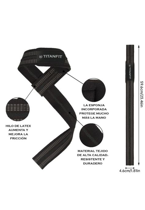 Straps Hoplon Negro TitanFit-1